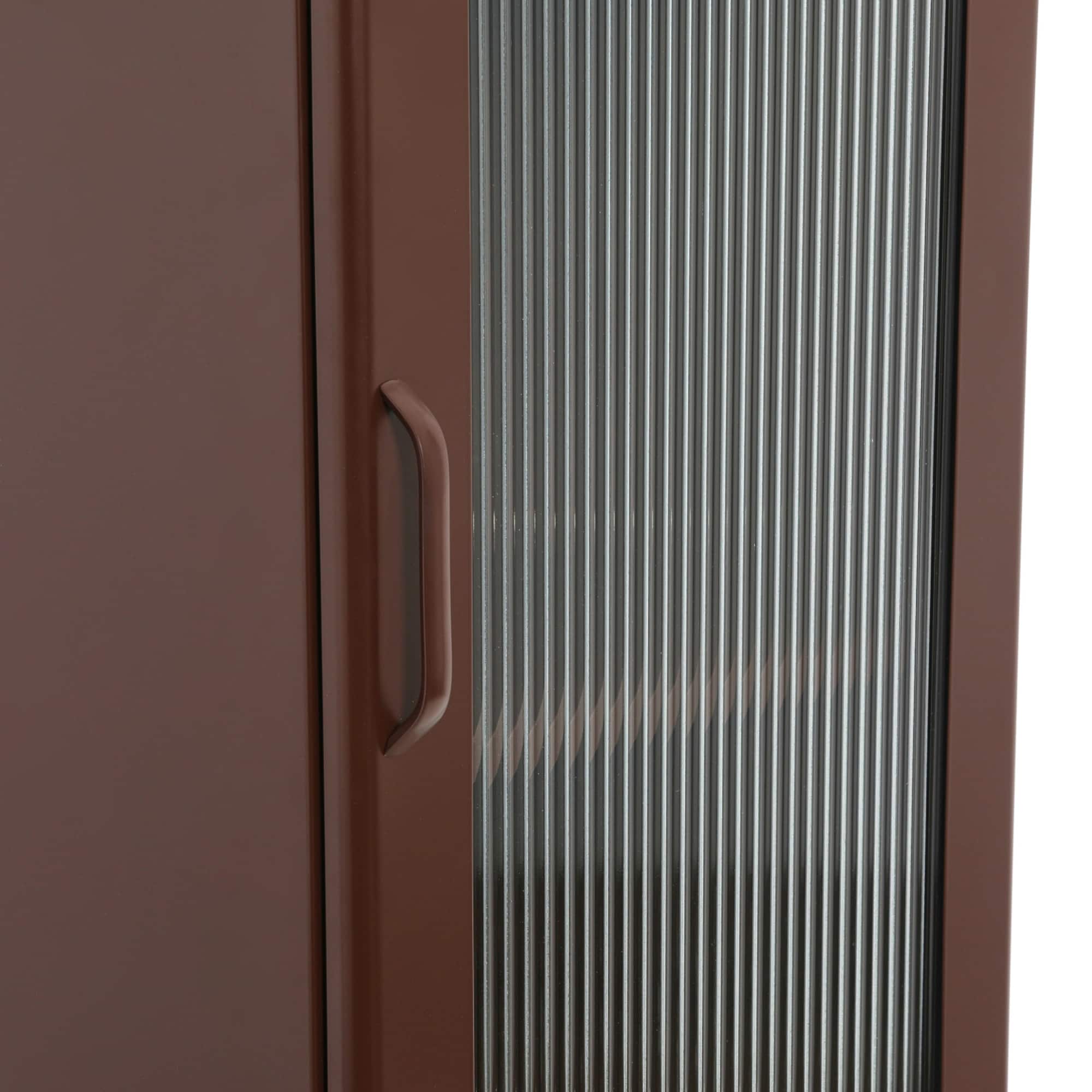 Hello Honey® Metal Cabinet with Glass Door